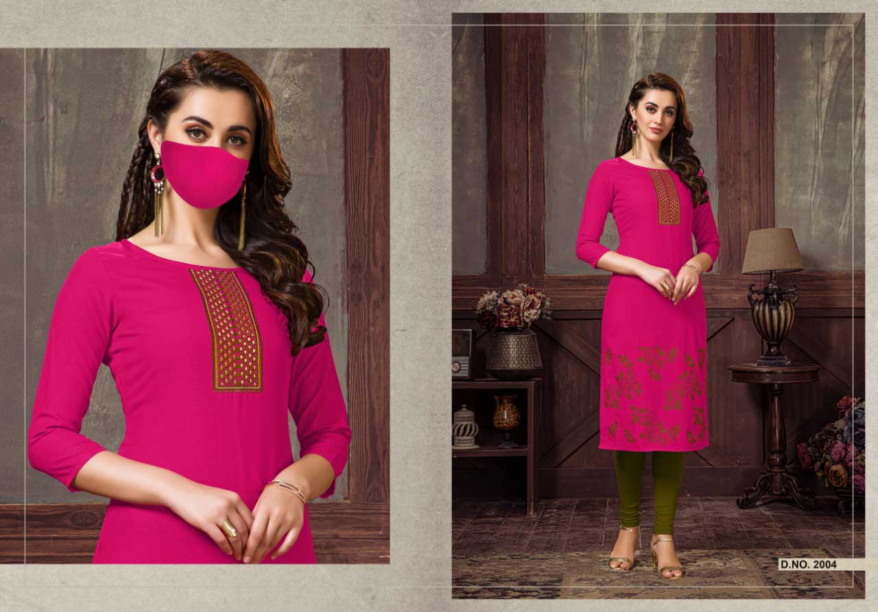 Chingari Vol-2 Wholsale Cotton Printed Kurti Set Chingari Vol-2 Wholsale Cotton Printed Kurti Set
